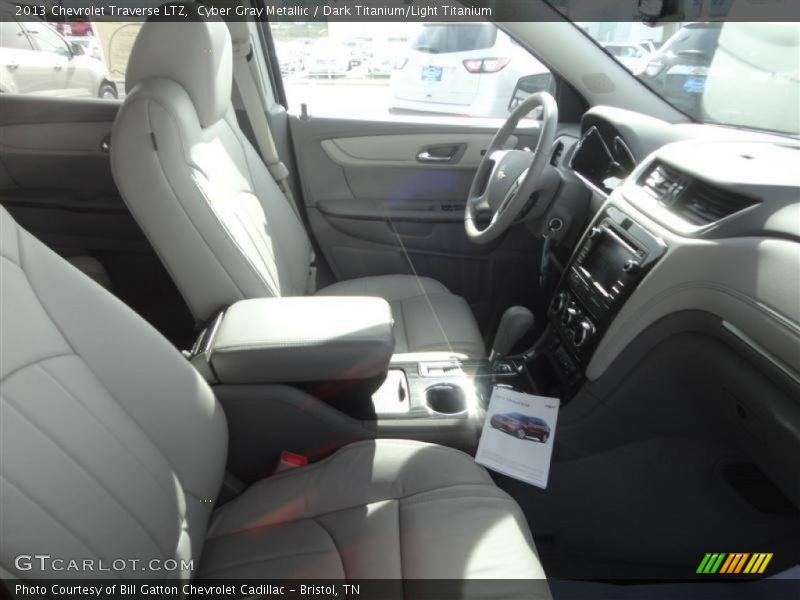 Cyber Gray Metallic / Dark Titanium/Light Titanium 2013 Chevrolet Traverse LTZ