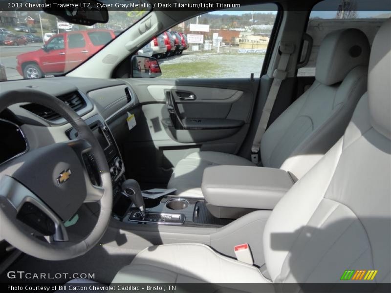 Cyber Gray Metallic / Dark Titanium/Light Titanium 2013 Chevrolet Traverse LTZ