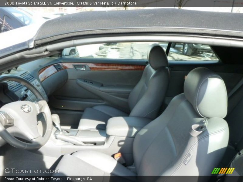 Classic Silver Metallic / Dark Stone 2008 Toyota Solara SLE V6 Convertible