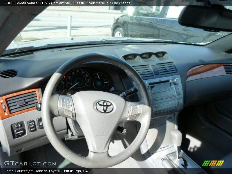 Classic Silver Metallic / Dark Stone 2008 Toyota Solara SLE V6 Convertible
