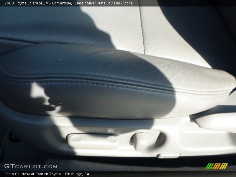 Classic Silver Metallic / Dark Stone 2008 Toyota Solara SLE V6 Convertible