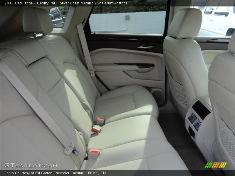 Silver Coast Metallic / Shale/Brownstone 2013 Cadillac SRX Luxury FWD