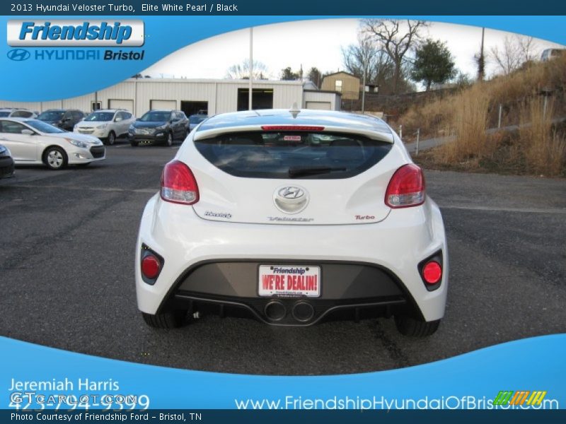 Elite White Pearl / Black 2013 Hyundai Veloster Turbo