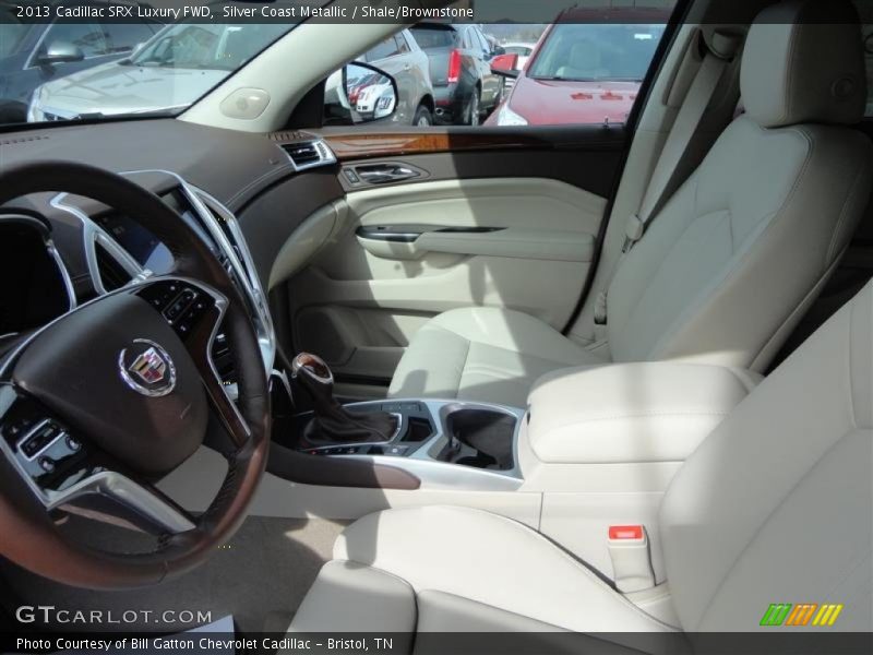 Silver Coast Metallic / Shale/Brownstone 2013 Cadillac SRX Luxury FWD