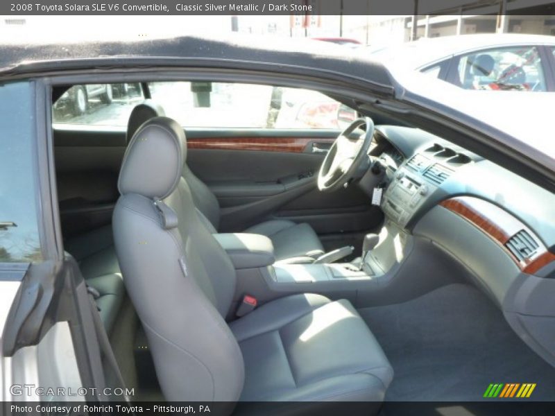 Classic Silver Metallic / Dark Stone 2008 Toyota Solara SLE V6 Convertible