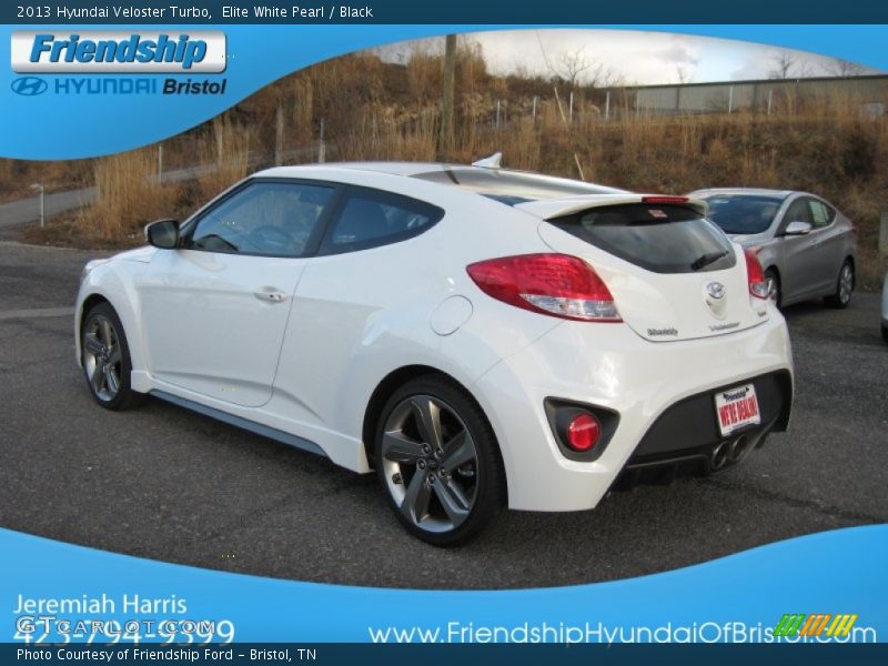 Elite White Pearl / Black 2013 Hyundai Veloster Turbo