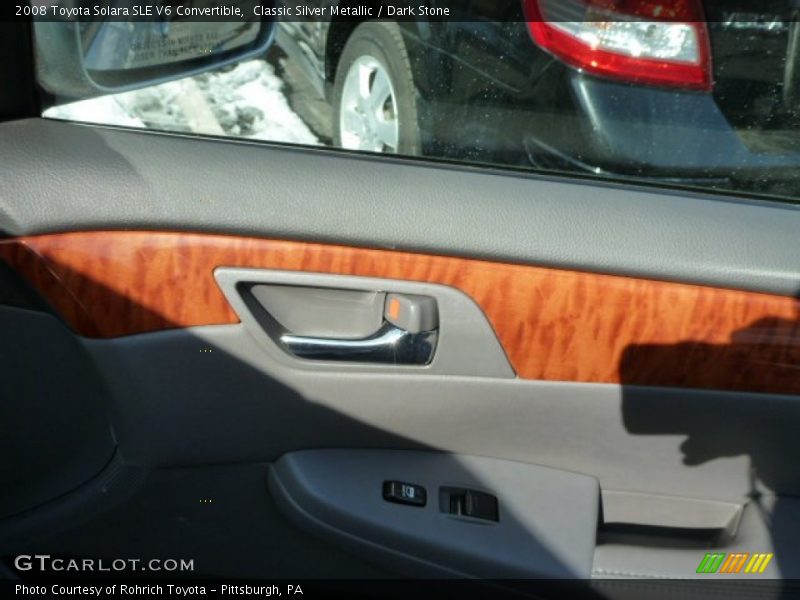 Classic Silver Metallic / Dark Stone 2008 Toyota Solara SLE V6 Convertible