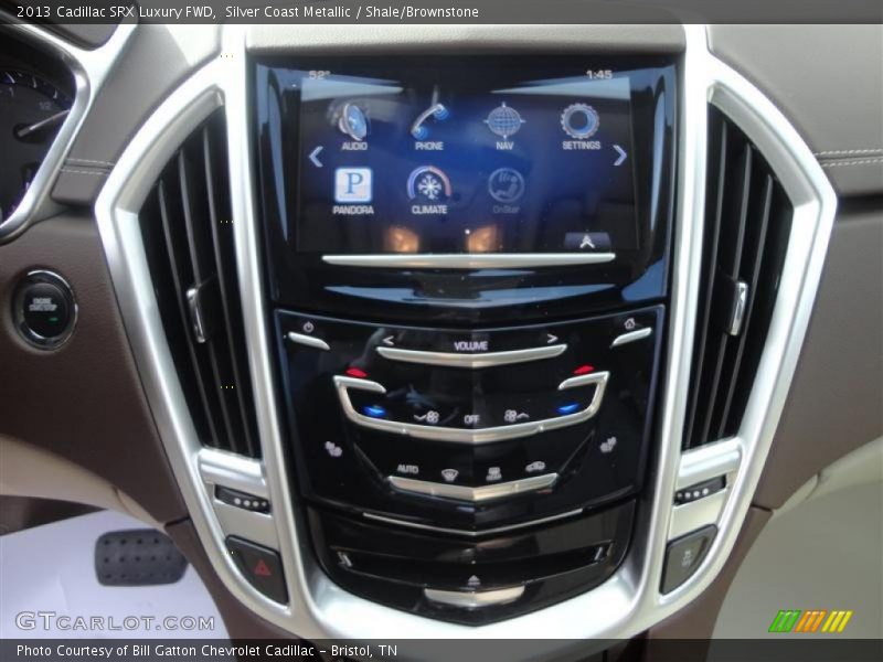 Silver Coast Metallic / Shale/Brownstone 2013 Cadillac SRX Luxury FWD