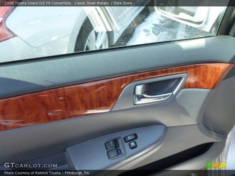 Classic Silver Metallic / Dark Stone 2008 Toyota Solara SLE V6 Convertible