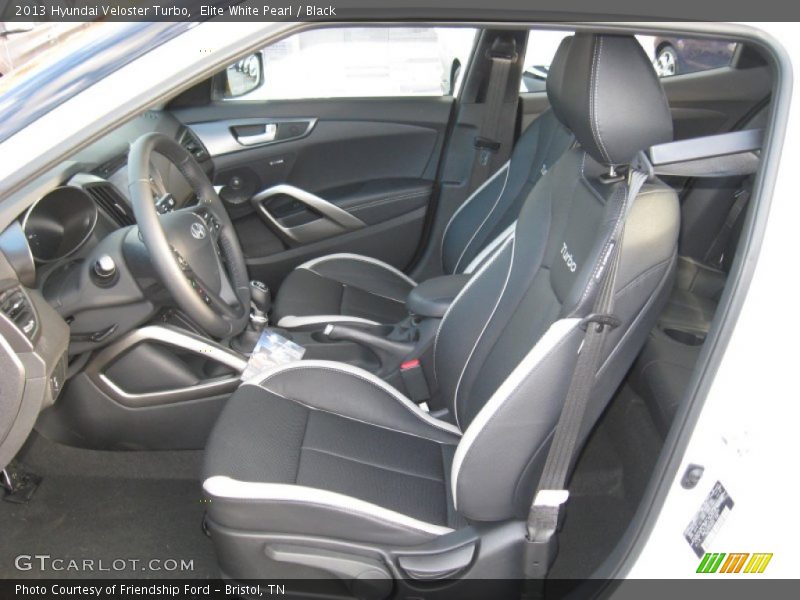 Elite White Pearl / Black 2013 Hyundai Veloster Turbo
