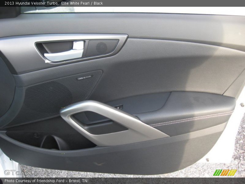 Elite White Pearl / Black 2013 Hyundai Veloster Turbo