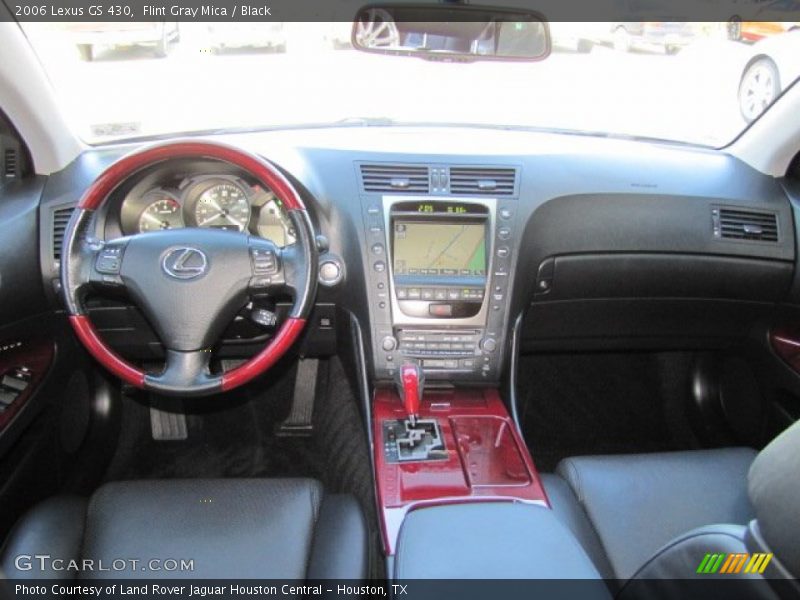 Flint Gray Mica / Black 2006 Lexus GS 430