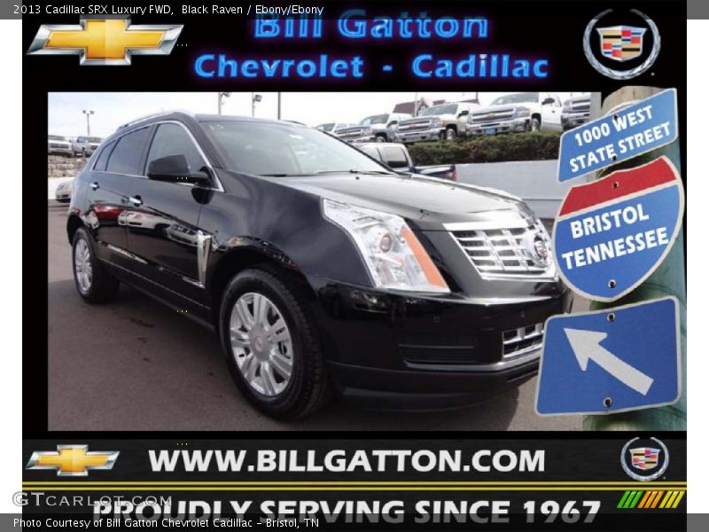 Black Raven / Ebony/Ebony 2013 Cadillac SRX Luxury FWD