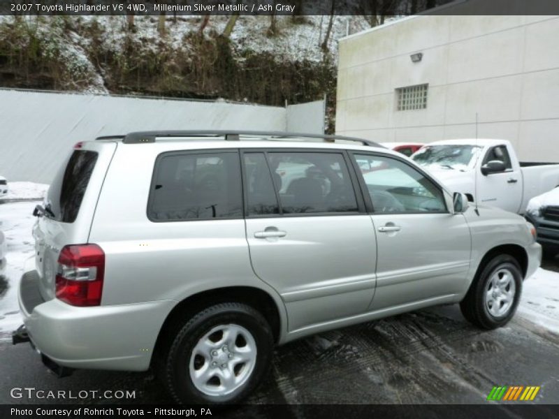 Millenium Silver Metallic / Ash Gray 2007 Toyota Highlander V6 4WD