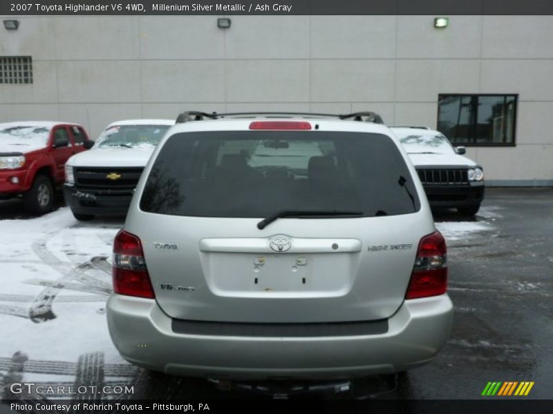 Millenium Silver Metallic / Ash Gray 2007 Toyota Highlander V6 4WD
