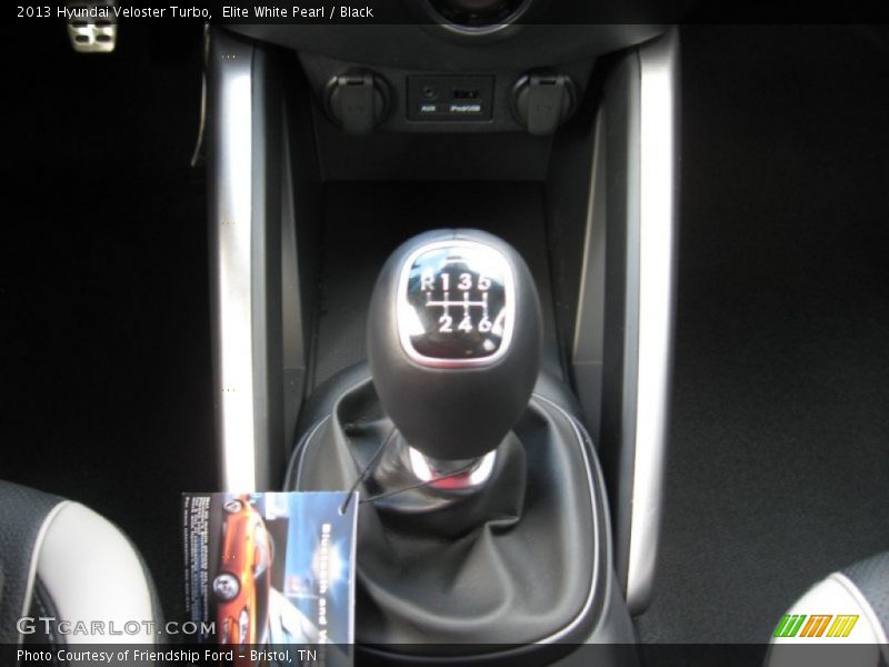 Elite White Pearl / Black 2013 Hyundai Veloster Turbo