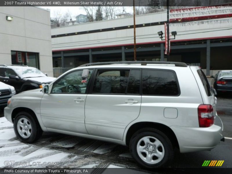 Millenium Silver Metallic / Ash Gray 2007 Toyota Highlander V6 4WD