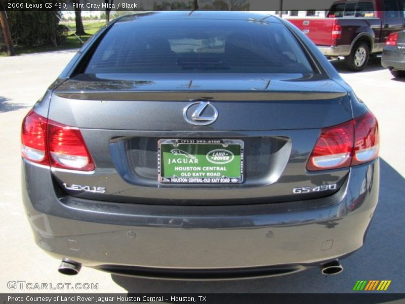 Flint Gray Mica / Black 2006 Lexus GS 430