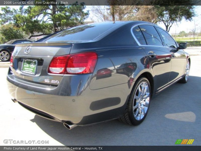 Flint Gray Mica / Black 2006 Lexus GS 430