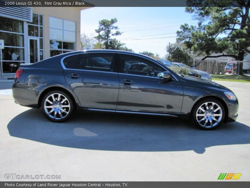 Flint Gray Mica / Black 2006 Lexus GS 430