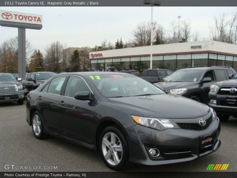 Magnetic Gray Metallic / Black 2012 Toyota Camry SE