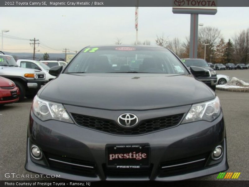 Magnetic Gray Metallic / Black 2012 Toyota Camry SE