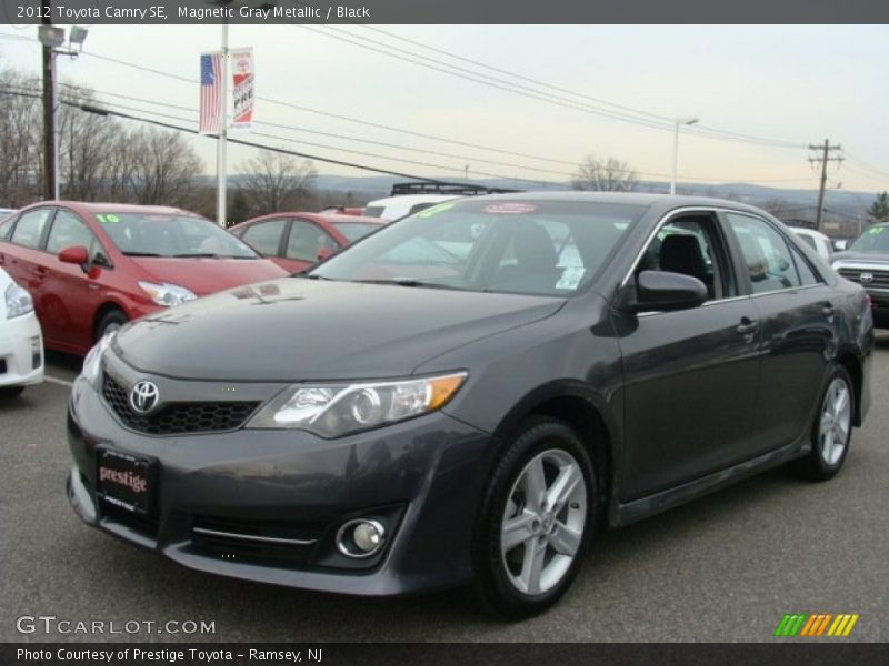 Magnetic Gray Metallic / Black 2012 Toyota Camry SE