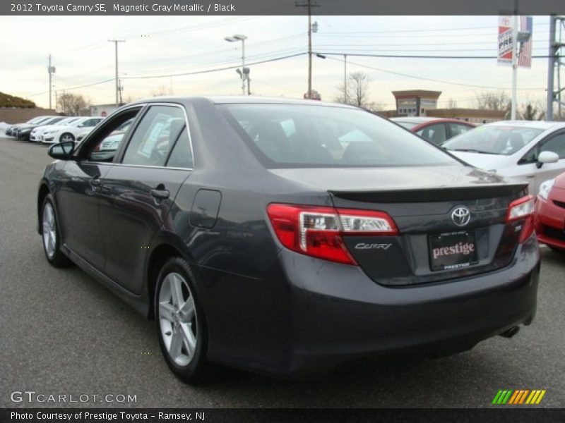 Magnetic Gray Metallic / Black 2012 Toyota Camry SE