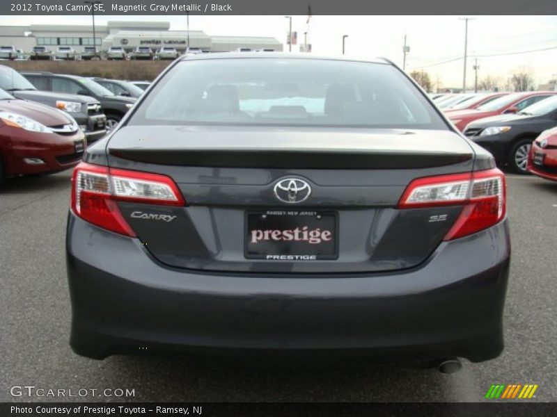 Magnetic Gray Metallic / Black 2012 Toyota Camry SE