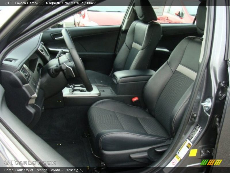 Magnetic Gray Metallic / Black 2012 Toyota Camry SE