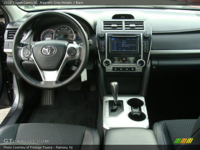 Magnetic Gray Metallic / Black 2012 Toyota Camry SE
