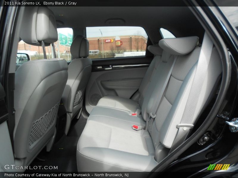 Ebony Black / Gray 2011 Kia Sorento LX