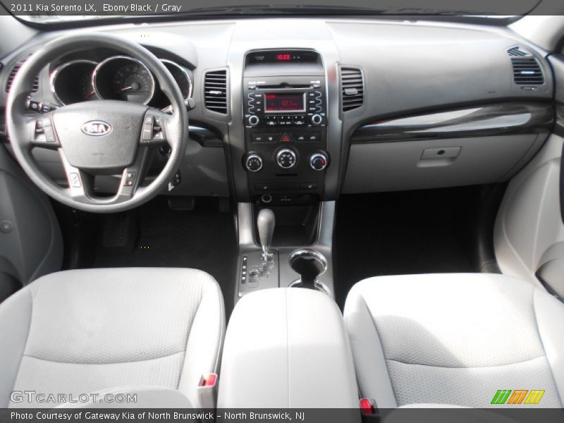 Ebony Black / Gray 2011 Kia Sorento LX