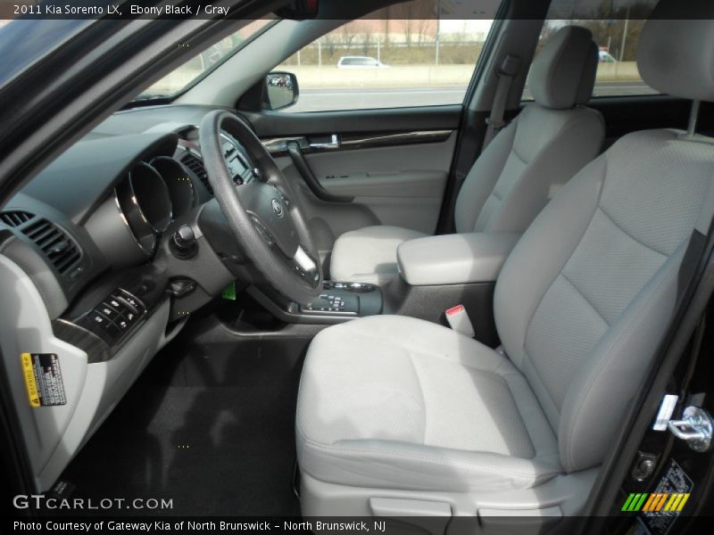 Ebony Black / Gray 2011 Kia Sorento LX