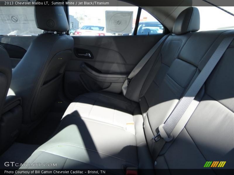 Summit White / Jet Black/Titanium 2013 Chevrolet Malibu LT