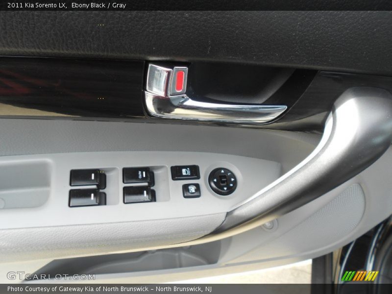 Ebony Black / Gray 2011 Kia Sorento LX