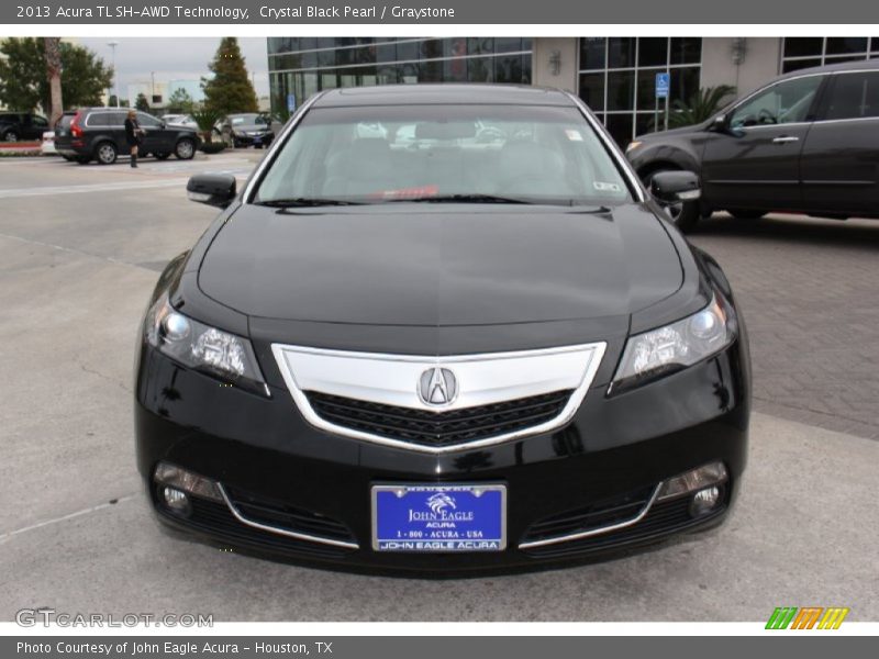 Crystal Black Pearl / Graystone 2013 Acura TL SH-AWD Technology