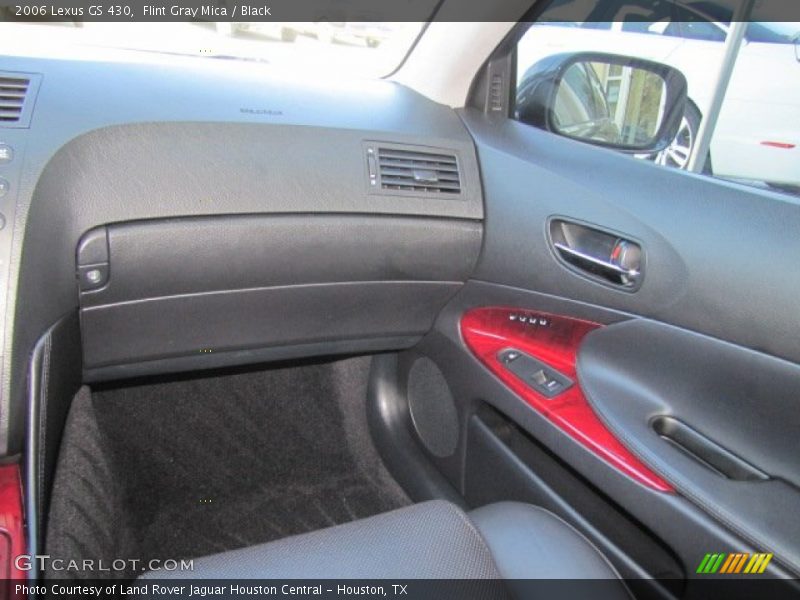 Flint Gray Mica / Black 2006 Lexus GS 430