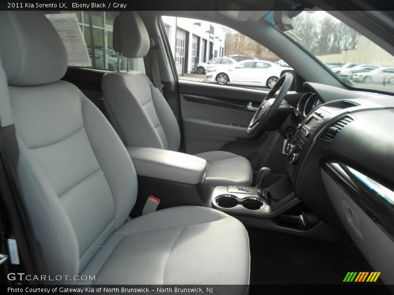Ebony Black / Gray 2011 Kia Sorento LX