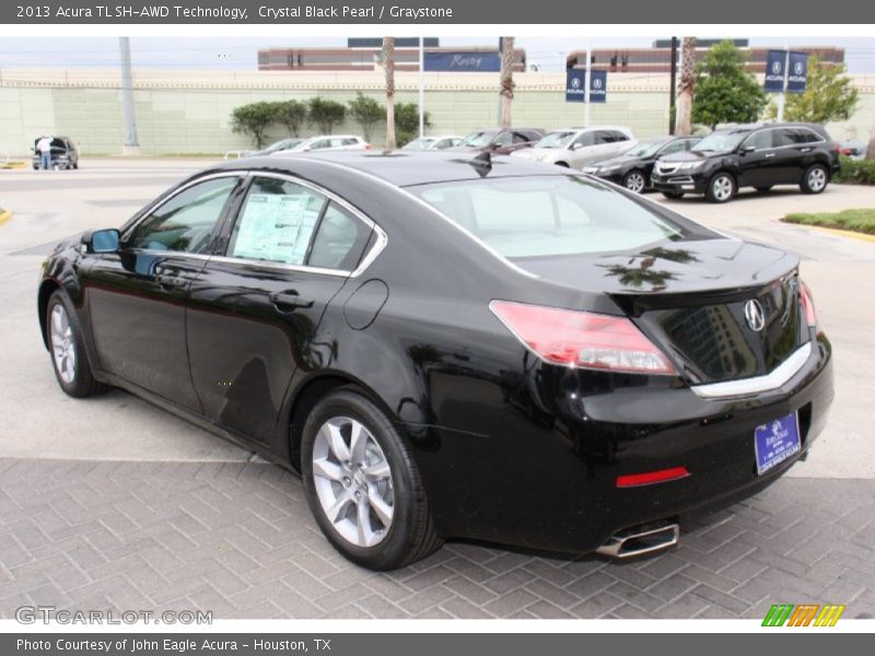 Crystal Black Pearl / Graystone 2013 Acura TL SH-AWD Technology