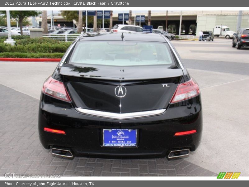 Crystal Black Pearl / Graystone 2013 Acura TL SH-AWD Technology
