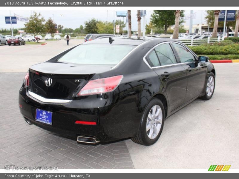 Crystal Black Pearl / Graystone 2013 Acura TL SH-AWD Technology