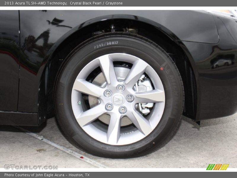 Crystal Black Pearl / Graystone 2013 Acura TL SH-AWD Technology