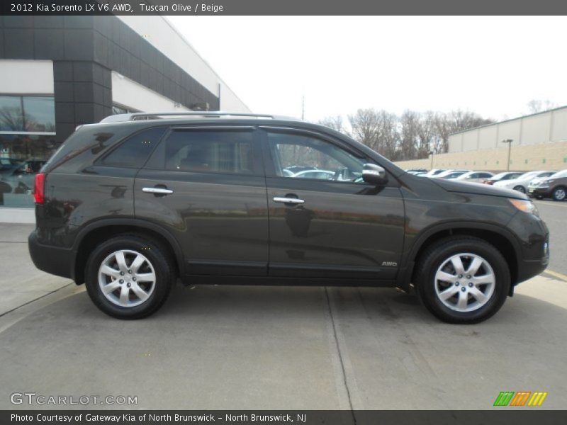 Tuscan Olive / Beige 2012 Kia Sorento LX V6 AWD