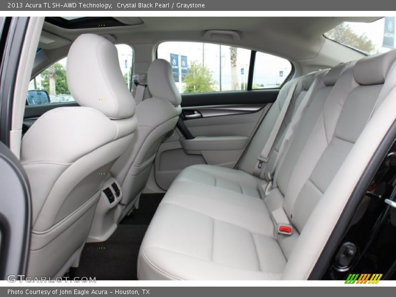 Rear Seat of 2013 TL SH-AWD Technology