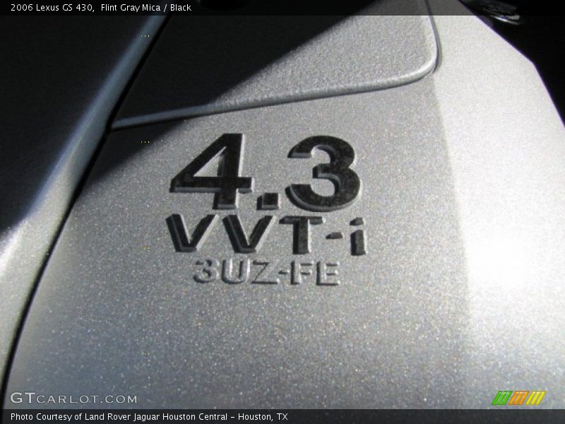 Flint Gray Mica / Black 2006 Lexus GS 430