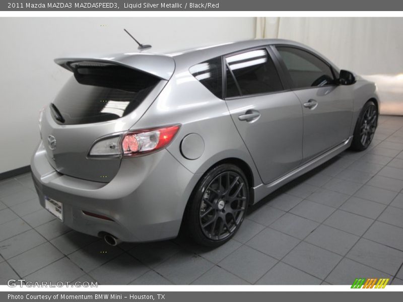 Liquid Silver Metallic / Black/Red 2011 Mazda MAZDA3 MAZDASPEED3