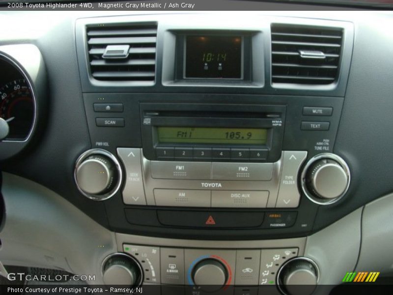 Magnetic Gray Metallic / Ash Gray 2008 Toyota Highlander 4WD