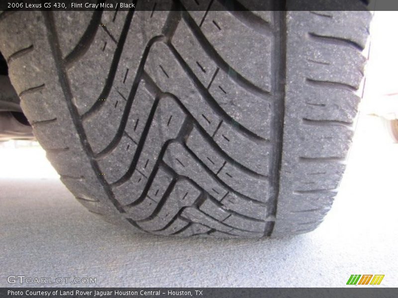 Flint Gray Mica / Black 2006 Lexus GS 430