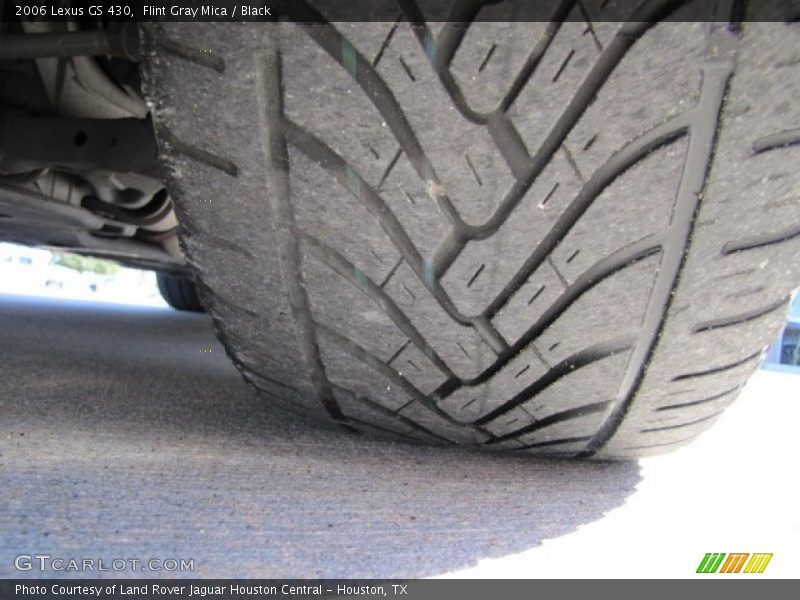 Flint Gray Mica / Black 2006 Lexus GS 430